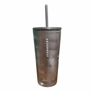 Glass Starbucks Tumbler with Straw Lid